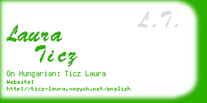 laura ticz business card